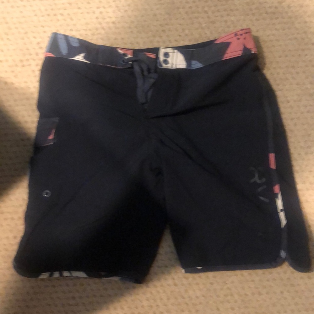 RVCA swim shorts. Used. Size 29 waist